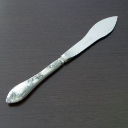 Нож для рыбы посеребренный Classic